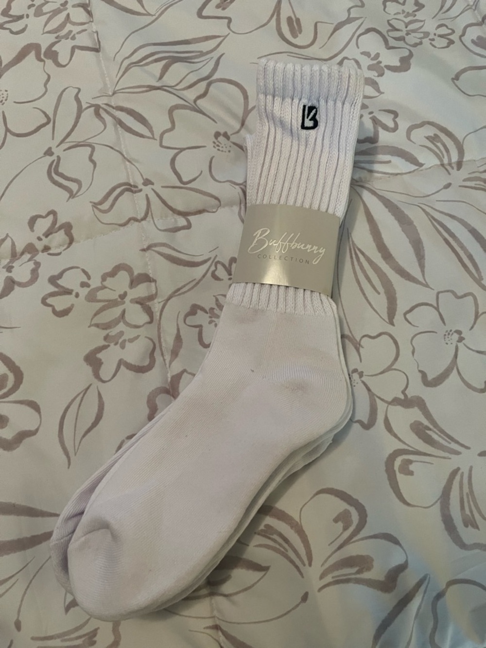 Buffbunny White Scrunch Socks - 3 Pack
